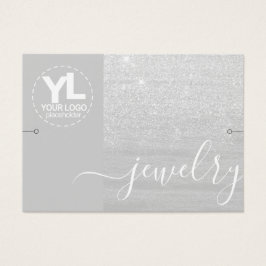 Glitter de Prata de Glamor com Visor de Bracelete