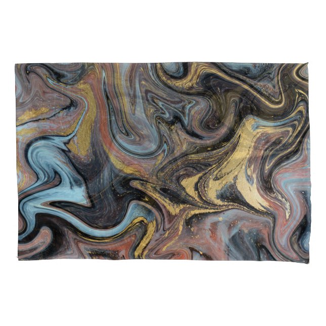 Glitter do Ouro Marble Nature Trabalho de arte (Frente)