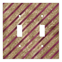 Glitter Dourado e Borgonha