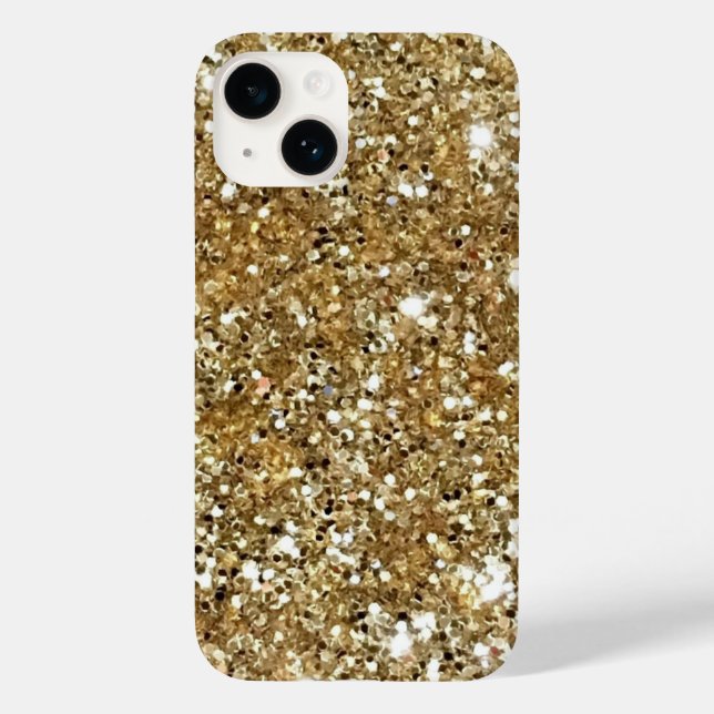 Glitter Dourado | Faíscas Metálicas (Verso)