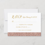 Glitter Dourado rosa e RSVP Dourado 3,5x5 A1<br><div class="desc">Este pequeno cartão de resposta rsvp cor-de-rosa brilhante coordena-se com os nossos suites de convite concebidos para Bat Mitzvahs, doce 16 (16), Quinceañera e comemorações de festas de aniversário. O trabalho de arte é feito de imagens impressas em forma plana, NÃO de brilho real nem de folhas de ouro. Consulte...</div>