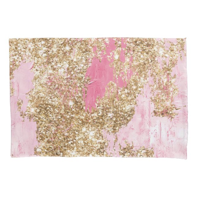 Glitter Dourado Rosa Menino (Frente-Esquerda)