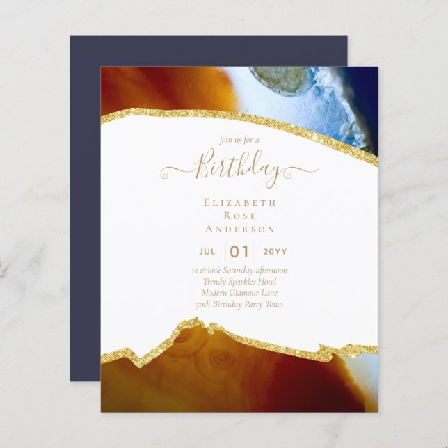 Glitter Glitter Glitter Agate Rapariga Bonito Qual (Frente/Verso)