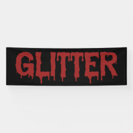 Glitter in Blood Typografie