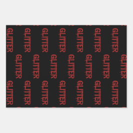 Glitter in Blood Typografie