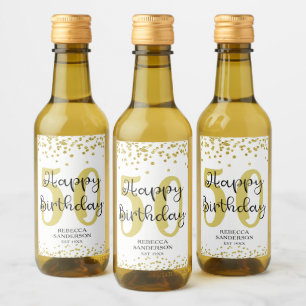 Glitter Moderno Dourado Confetti FELIZ 50 ANIVERS