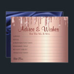 Glitter Moderno Emite Conselhos de Casamento Desej<br><div class="desc">Conselhos de Casamento e Cartões de Desejo para noiva e noiva,  Desejos para Sr. & Sra. - Chá de panela,  Bachelorette Games.</div>