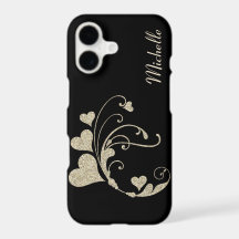 Glitter Preto Dourado do Rodovalho