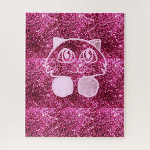 Glitter Rosa quebra-cabeça