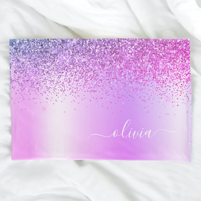Glitter Roxo Glam Metal Monograma (Criador carregado)