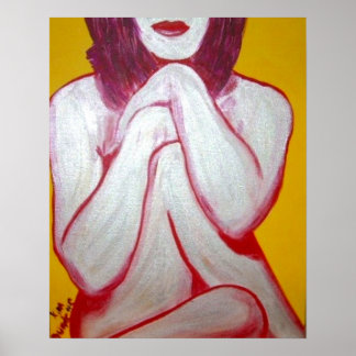 Glitter Star, Matte Poster