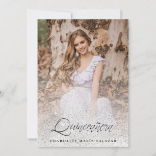 Glitter Tendencia Quinceañera Español Foto Moder