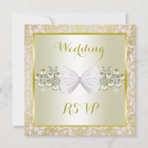 Glitters de ouro, Gems Florais de Diamond e RSVP d