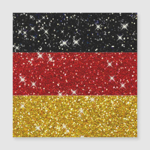 Glitters Germany Flag com Sparkles