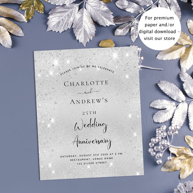 Glitz de aniversário de casamento da 25 de prata (Criador carregado)