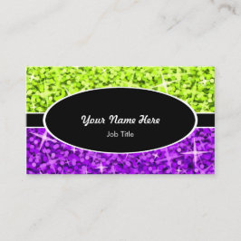 Glitz Mistura Limão Roxo cartão de visita