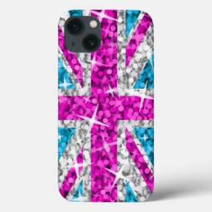 Glitz UK - capas de iphone impressa cor-de-rosa