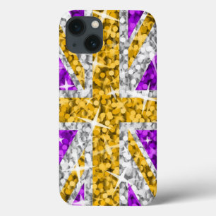 Glitz UK Dourada capas de iphone