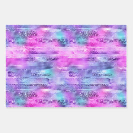 Glitzy Sereia Glitzy - Púrpura Rosa - Stripes