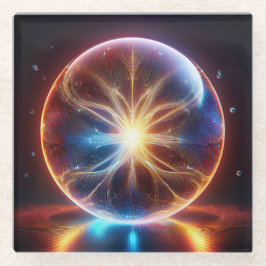 Globe de vidro transparente Dentro de arcos elétri