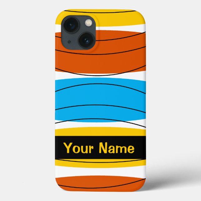 Globe Stripe 'Name' iPad mini mal existe (Verso)
