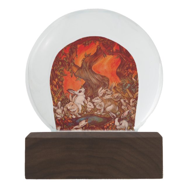 Globo De Neve 16 Bunnies (Frente)