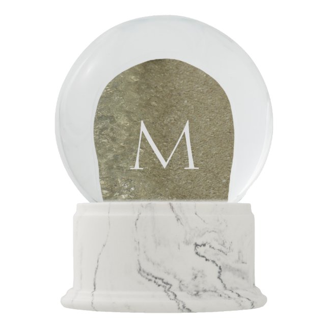 Globo De Neve Água na fotografia da Abstrato da Beach II (Frente)