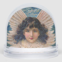 GLOBO DE NEVE ANJO VINTAGE