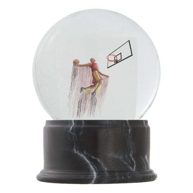 Globo De Neve Basquete  (Frente)