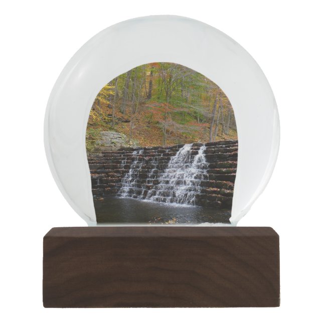 Globo De Neve Cascata em Laurel Hill State Park I (Frente)