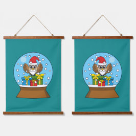 Globo de Neve com Santa Claus Owl