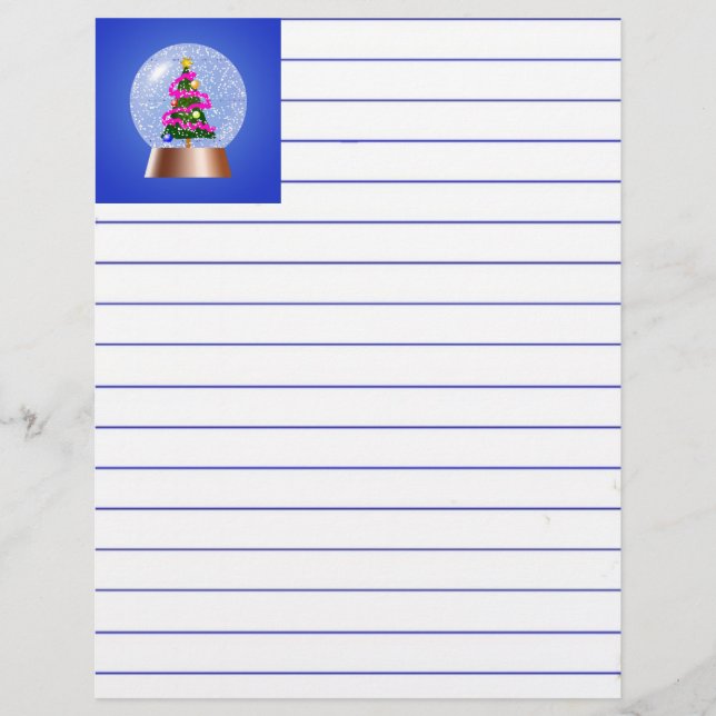 Globo de Neve da Árvore de Natal (Frente)