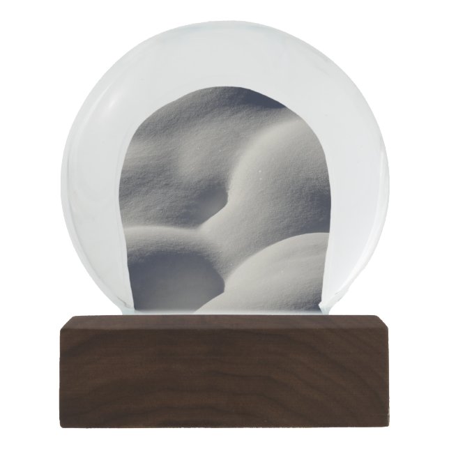 Globo De Neve Fotografia de Abstrato de Neve Esparsa (Frente)