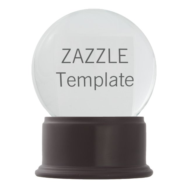 Globo De Neve Globo feito sob encomenda da neve do ÔNIX do (Frente)