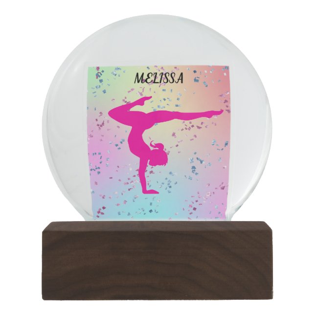 GLOBO DE NEVE GYMNASTICS RAINBOW PERSOM GYMNAST SNOW GLOBE (Frente)
