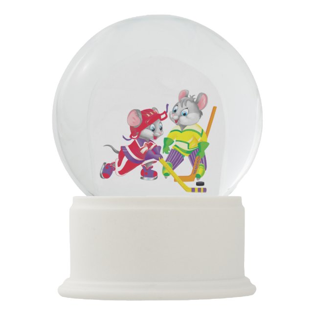 Globo De Neve hóquei (Frente)