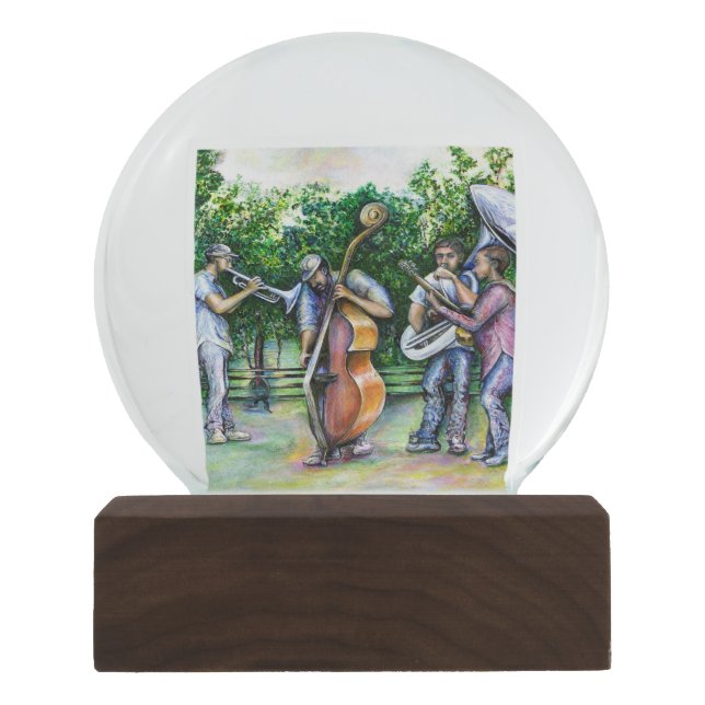 Globo De Neve Mamãe nunca me avisou sobre os jogadores Tuba (Frente)