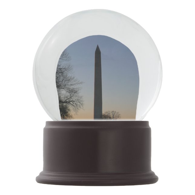 Globo De Neve Monumento a Washington no Sunset (Frente)