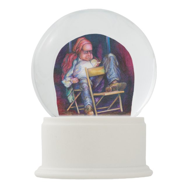 Globo De Neve Norman prefere desenhar no Sono (Verso)