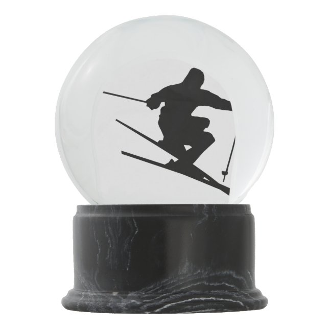 Globo De Neve Skier (Verso)