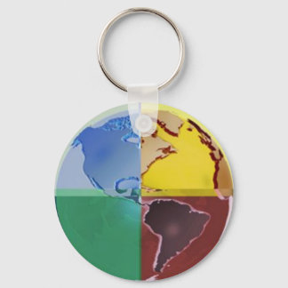 Globo Tripartido - Chaveiro