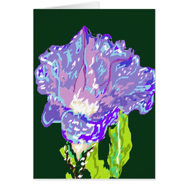 Glória da Manhã de Cartão de Nota (Frente)