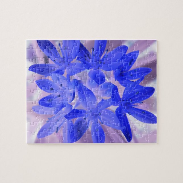 Glória do Quebra-cabeça azul de choque da neve (Horizontal)