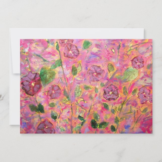 glórias matinais florescendo (Frente)