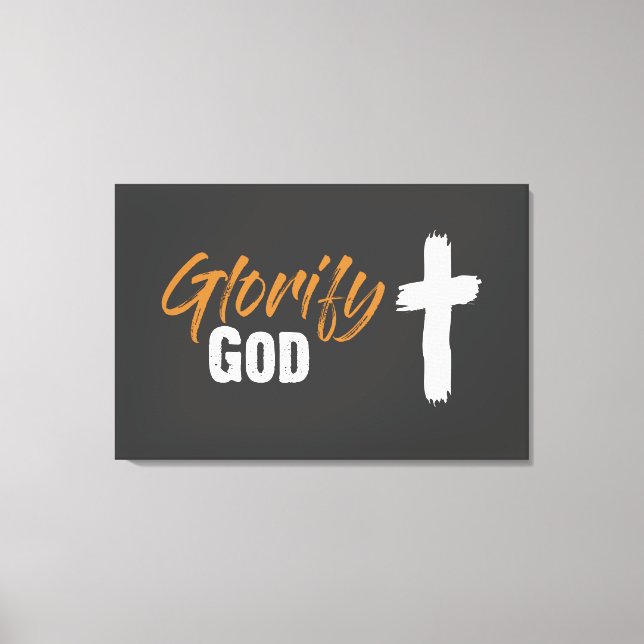 Glorify Deus Canvas Print (Frente)