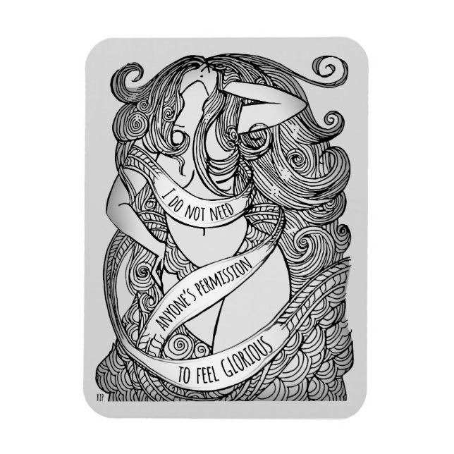 Glorioso ímã em Cinzas (Vertical)