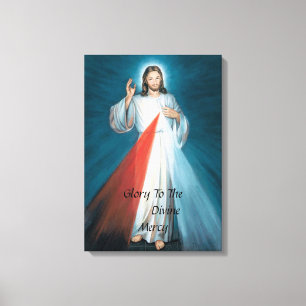 GLORY TO DIVINE COMPAIXÃO CANVAS PRINT