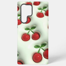 Glossy Cherries – Sweet Modern Elegance phone case