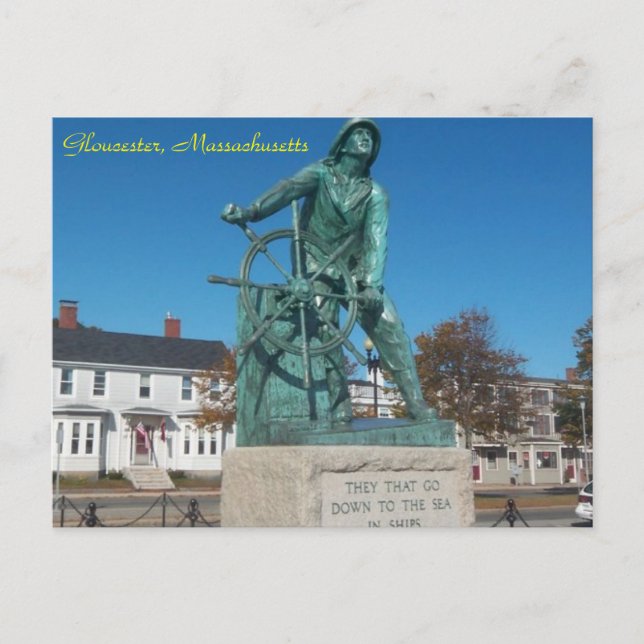 Gloucester, cartão postal de Massachusetts (Frente)