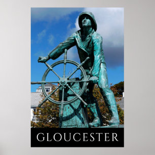 Gloucester MÃE Pescador Monumento Poster